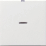 Gira 029003 &mdash; Rocker System 55 koos Control Window, Pure White Glossy