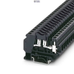 Phoenix Contact 3118203 &mdash; kaitse Modular Terminal Block UK 6-FSI/C, 1-Position, 30A, Screw &uuml;hendus, 1 lood, must