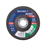 SPECIALIST+ flap grinding disks BASIC ZK40, 125 mm, 250-51204
