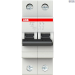 ABB 2CDS212001R0404 &mdash; SH202-C40 Miniature Circuit Breaker - 2P - C - 40 A