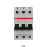 ABB 2CDS253001R0104 &mdash; S203-C10 Miniature Circuit Breaker - 3P - C - 10 A