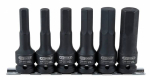 kuuskant l&ouml;&ouml;kpadrun komplekt 8-19mm 1/2" 6 tk, KS Tools, 515-1104