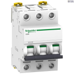 Schneider Electric A9F74304 &mdash; Miniature Circuit Breaker Acti9 iC60, 3P, 4 A, 6 kA, C Curve