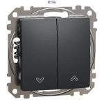 Schneider Electric SDD114104 &mdash; Blind Control Switch Sedna Design & Elements, Anthracite
