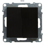 Legrand 721405 &mdash; Two-Gang One-Way Switch Suno 10AX, 10A, must, Matt, 250V