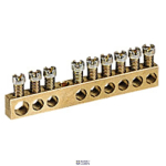 Legrand 004806 &mdash; Screw Terminal Block 1&times;6&ndash;25mm&sup2;, 19&times;1.5&ndash;16mm&sup2;, Length 157mm, 20 Connections, 1P