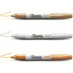 Metallic marker komplekt zelta / sudraba / bronzas, 09-1986006, SHARPIE