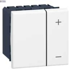Legrand 078407 &mdash; Universal Dimmer Mosaic White, 2 Modules