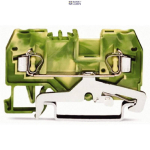 WAGO 280-907 &mdash; Ground Terminal Block 2-Conductor, 2.5 mm&sup2;, Cage klamber&reg;, roheline-Yellow