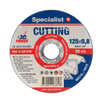 SPECIALIST+ Metal Cutting disks CUTTING, 125x0,8x22 mm, 250-01208