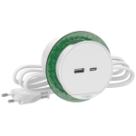 Schneider Electric INS44008 &mdash; Desk &uuml;hendus Unit Unica System+, White, Desk Unit XS koos USB Type A ja USB Type C