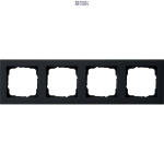 Gira 021409 &mdash; kattepiire E2 must Matt (Lacquered) 4-Gang, Halogen-Free Shatter-Proof Thermoplastic