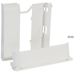 Legrand 031709 &mdash; Mosaic Frame Mini-Trunking adapter DLPlus Mosaic Frame 316 14/22, H20mm, D75mm, Pure White, RAL 9003