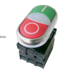 EATON 216509 &mdash; M22-DDL-GR-X1/X0/K11/230-W Double actuator pushbutton, RMQ-Titan, Actuators ja indikaator lights non-flush, momentary, 1 NC, 1 N/O, White lens, LED element, 85 - 264
