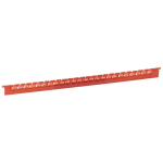Legrand 037810 &mdash; kaabel Marker Memocab Number 2, 2.2 mm, Plastic, Red, 2.3 mm