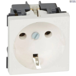 Legrand 077210 &mdash; padrun Mosaic 2P+E, 2 Modules, 16 A, 250 V, IP20, IK04, 50 - 60 Hz, 38 mm