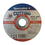 SPECIALIST+ Metal Cutting disks CUTTING, 115 x 1.0 x 22 mm, 250-01110