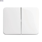 Busch-Jaeger 2CKA001751A2110 &mdash; 1785-24G Rocker Switch/push button Two-part rocker studio white - alpha