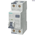 Siemens 5SU1354-7KK10 &mdash; RCBO, 10 kA, 1P+N, type A, 30 mA, C-char, In: 10 A, Un AC: 230 V