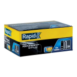 Vadu Staples, 5000 tk,10mm,baltas 28/10, Rapid, 11893511