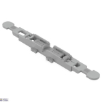 WAGO 221-2511 &mdash; Mounting Carrier koos Strain Relief 1-Way, jaoks Inline Splicing Connector koos Lever, koos Snap-In Mounting Foot, Gray