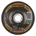 grinding disks Rhodius 125x7,0x22,23, 250-210611