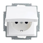 Busch-Jaeger 2CKA002018A1511 &mdash; 20 EUK-914 CoverPlates (partly incl. Insert) Busch-balance&reg; SI Alpine white