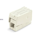 WAGO 224-112 &mdash; Lighting Connector 2-Conductor, 2.5 mm&sup2;, Push-Button on Lighting Side, 224 Series
