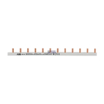 ABB 2CDL210001R1012 &mdash; PS1/12 Busbar. 1 faas Busbar, 12 PINs, 10mm2
