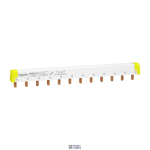 Schneider Electric A9XPH312 &mdash; Comb Busbar Multi9 Acti9, 100 A, IP20, White (RAL 9003), Number Of Ways: 4 Ways 3 L