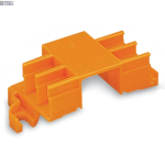 WAGO 243-113 &mdash; Mounting Carrier jaoks DIN-35 Rail Mounting/Screw Mounting, Orange, jaoks 6 Connectors