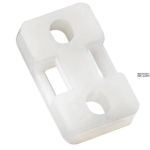 ABB 7TAG009880R0014 &mdash; kaabel Tie Mount Base Ty-Rap 2-Way Screw-Mounted Nylon Natural