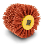Cylindrical abrasive nylon brush MRS1300 125x100mm, Scheppach, 7903800715