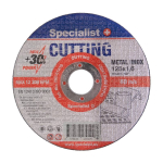 SPECIALIST+ Metal Cutting disks CUTTING, 125 x 1.6 x 22 mm, 250-01216