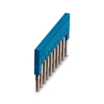 Phoenix Contact 3036916 &mdash; Plug-In Bridge FBS 10-5 BU, 10-Position, 5.2mm Pitch, 24A, Blue