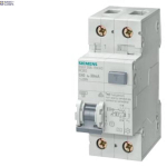Siemens 5SU1353-1KK16 &mdash; RCBO, 4.5 kA, 1P+N, Type AC, 30 mA, C-Char, In: 16 A, Un AC: 230 V
