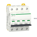 Schneider Electric A9F85416 &mdash; Miniature Circuit Breaker Acti9 iC60H, 4P, 16 A, 10 kA, D Curve, 12&ndash;133 V AC
