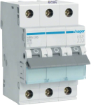 Hager MBN316 &mdash; Circuit Breaker 3P, 6 kA B-16 A, 3M