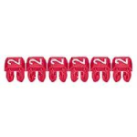 Legrand 038219 &mdash; kaabel Marker CAB 3 0.8 - 1.4 mm, Plastic, 2 - 3.2 mm, White, 3 mm
