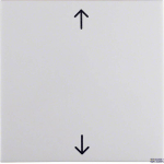 Berker 16208919 &mdash; Rocker koos arrow symbols, S.1/B.3/B.7, Polar White glossy