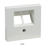 Schneider Electric MTN296119 &mdash; Communication Outlet Insert Merten System M RJ45, White, 2-Gang