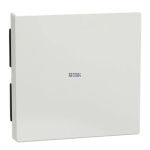 Schneider Electric MTN432119 &mdash; Control Device Cover Plate Merten System M, White, Rocker, Polar, Glossy, System M