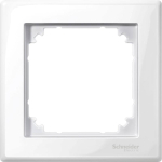 Schneider Electric MTN478119 &mdash; Frame Merten System M, White, 1-Gang