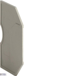 Hager KWE01G &mdash; Terminal Block End Plate KxA02LH KxA04LH hall