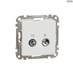 Schneider Electric SDD111471R &mdash; Connector Sedna Design & Elements, White, 4dB, TV/R 4db, Sedna