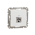 Schneider Electric SDD111451S &mdash; padrun Outlet Sedna Design & Elements CAT, STP, RJ45, Cat 5e, White, DATA Outlet, Sedna