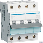 Hager MBN420 &mdash; Circuit Breaker 4P, 6 kA B-20 A, 4M