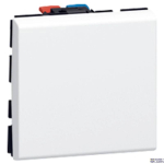 Legrand 077021 &mdash; Intermediate Switch Mosaic 2 Modules, 10 A, White