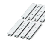 Phoenix Contact 1050017:0021 &mdash; Zack Marker Strip ZB 5,LGS:FORTL.ZAHLEN 21-30, Latching, Consecutive Numbers 21... 30, white, 1050017-0021