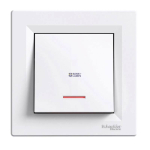 Schneider Electric EPH1600321 &mdash; Push-Switch Button Asfora-1P, 1P, 10A